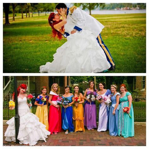 Real Wedding Album Ariel And Prince Eric Because Every Bride Deserves