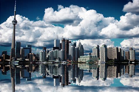 Wallpaper Urban Toronto Ontario Canada Skyline 3456x2304