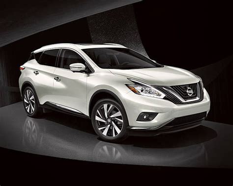 Nissan Murano Platinum Awd Shown In Pearl White With Led Daytime