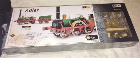 Occre Adler Steam Train Locomotive 124 Scale Wood And Metal Model Kit