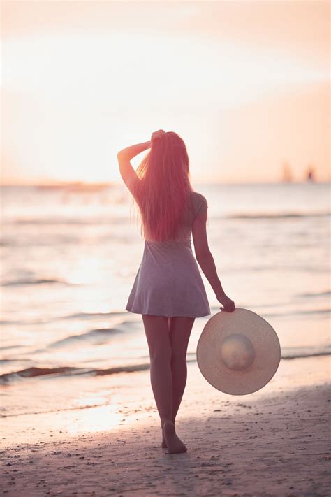 Girl On The Beach Boracay Island Beach Photography Poses Beach