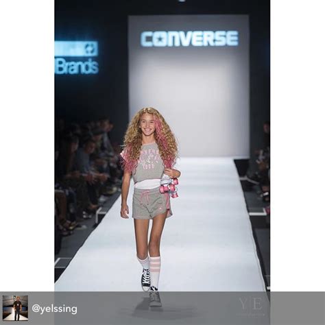 Runway Rockstar Model Angelina Porcelli Opens For Converse At Nyfw For