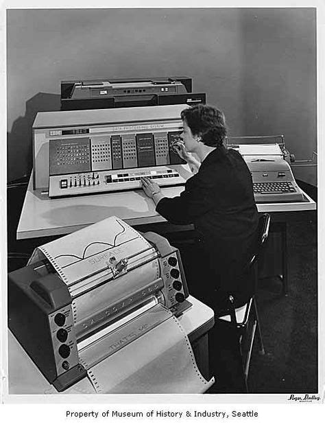 Ibm 1620 Data Processing Machine On Display Seattle Worlds Fair 1962