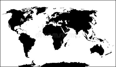 Mar 21, 2021 · librivox about. Vector - World Map (Black And White) Stock Illustration ...