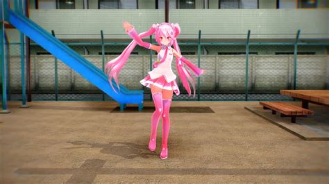 Mmd Tda Sakura Miku Melody Line Youtube