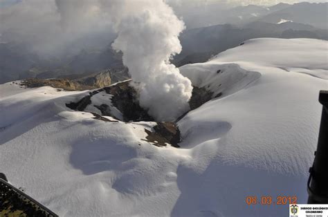 Nevado Del Ruiz Volcano Colombia Increasing Volcanic Unrest