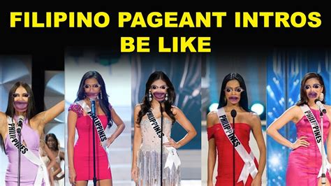 Filipino Pageant Intros Be Like 🇵🇭 Youtube