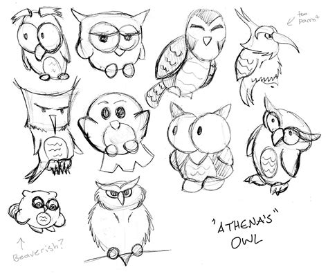 I Love Owls There So Cute Cartoon Owl Drawing Simple Owl Tattoo Owl