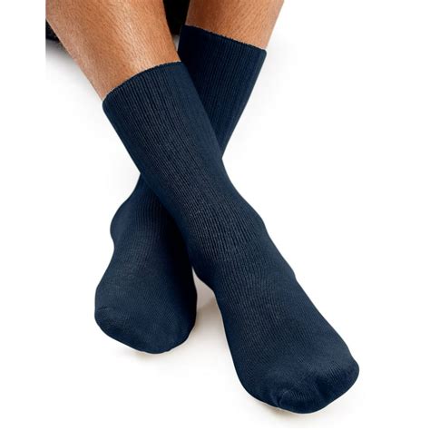 world s softest worlds softest mens crew socks 1 pair l navy