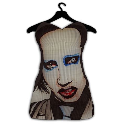 Second Life Marketplace Gash Mesh Manson Marilyn Marylin Dress Mean Rocker Hq Mini Dress