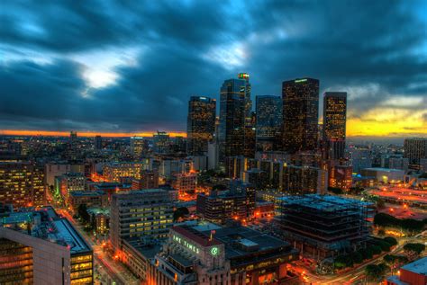 Los Angeles Skyline Wallpaper 4k