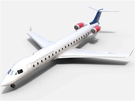 Bombardier Crj700 Sas 3d Model By Dreamscape Studios
