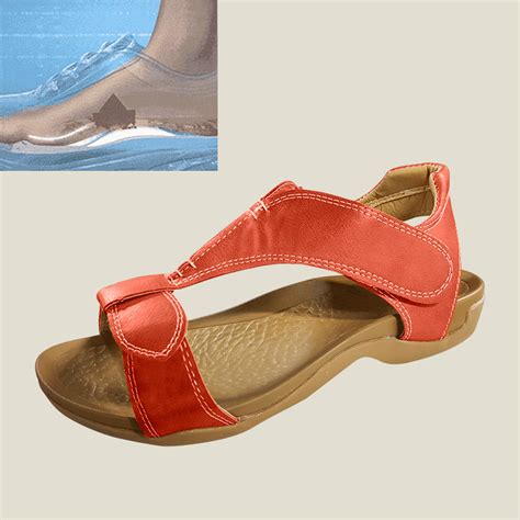 Womens Arch Support Flat Sandals Free Shipping Moonhara