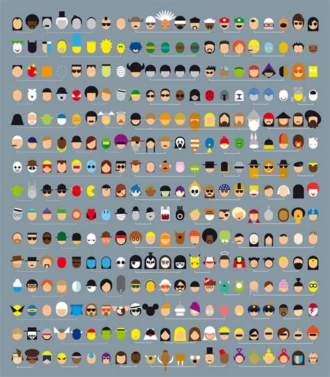 315 Pop Culture Characters Minimalist Poster — Geektyrant