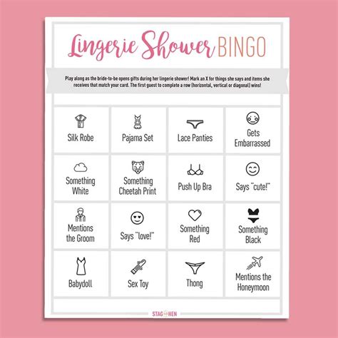 See more ideas about bachelorette party games, bachelorette party, bachelorette. Bachelorette Party Game Printable - Lingerie Shower Bingo ...