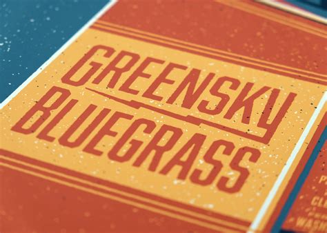 Greensky Bluegrass Winter Tour Poster — Dkng