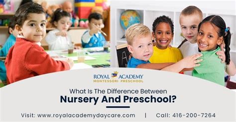 What Is The Difference Between Nursery And Preschool By Royal