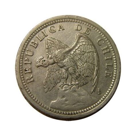 Elf Chile 1 Peso 1933 Condor Antique Coins World
