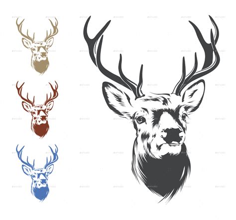 Deer Drawing Clip Art Deer Head Png Image Png Download 20881946