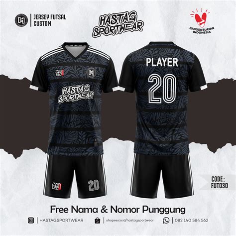 [BISA SATUAN] Jersey Baju Futsal Dan Sepak Bola Full Printing Bebas