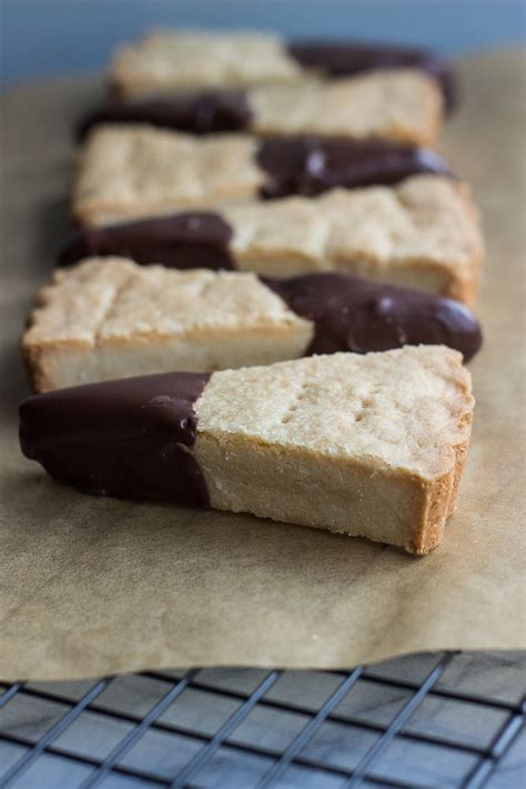 Chocolate Dipped Shortbread A Rich Buttery Satisfying Cookie That