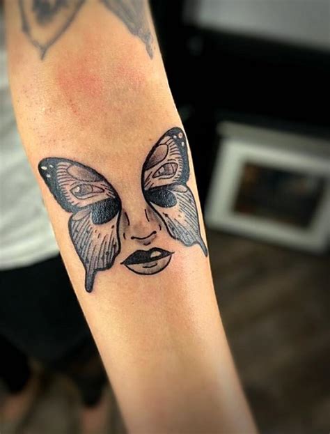 Beautiful Butterfly Woman Face Done By Me Flip Mills Evil Genius