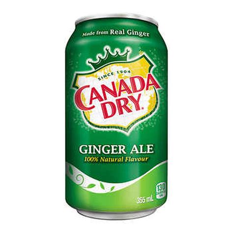 Nước Soda Canada Dry Ginger Ale Lon 355ml Cand Confectionery