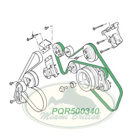Land Rover Primary Belt Range Sport 06 09 Hse And Supercharged Pqr500340