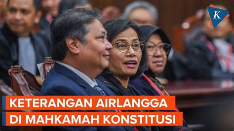 Full Keterangan Menko Perekonomian Airlangga Hartarto Saat Bersaksi