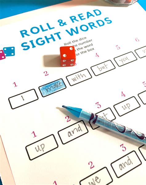 Free Printable Sight Word Game No Time For Flash Cards