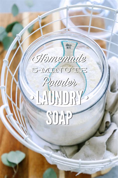 Homemade Minute Powder Laundry Soap Live Simply
