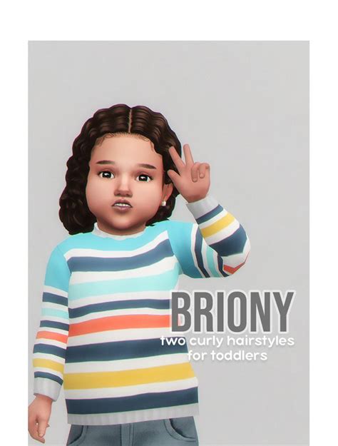 Briony Two Hairstyles For Toddlers Simkoos On Patreon Toddler