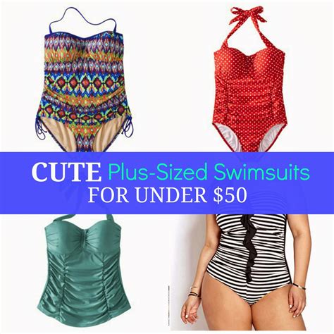Cute Swimsuits For Curvy Ladies On A Budge ~ The Striped Flamingo