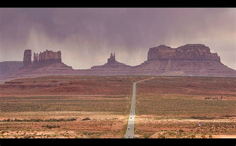 Monument Valley In A Storm Looking South From Route 163 Flickr
