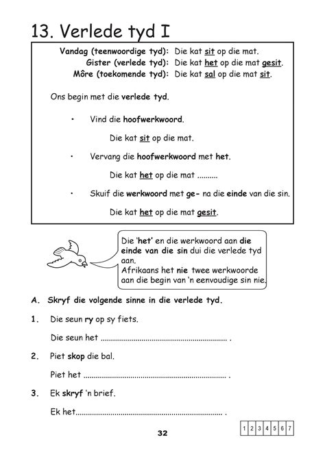 Grade 4 Afrikaans Worksheets Worksheets For Kindergarten
