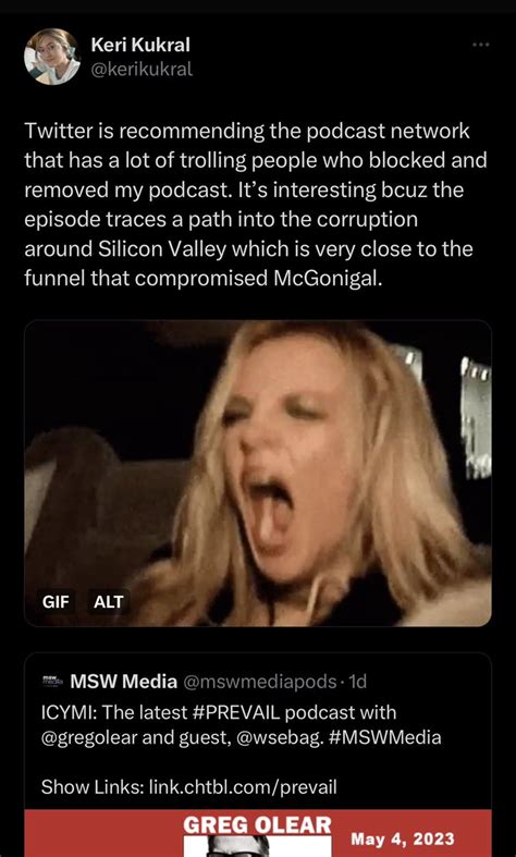 Mueller She Wrote On Twitter This Person Has Never Ever Had A Podcast On My Network 😂😂