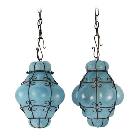 15 ideas of turquoise blue glass pendant lights
