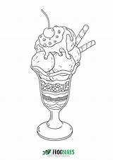 Ice Cream Coloring Colouring Icecream Sheets Sheet Fun Drawing sketch template