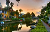 Venice Canals Walkway, Venice, CA - California Beaches