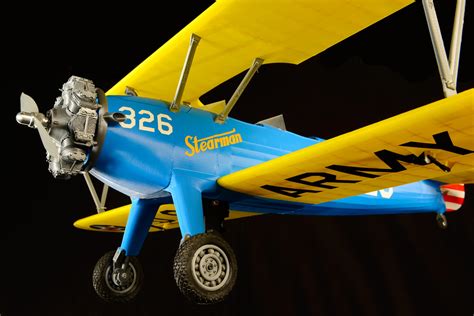 Stearman Pt 17 Kaydet 3d Printed Model Rc Plane 3dlabprint Airplane Kit