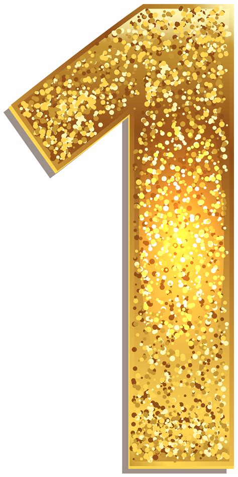 Number One Gold Shining Png Clip Art Image Gallery Yopriceville