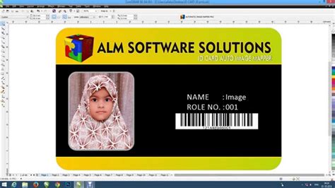 Excel templates can give you an. How To make id card insert photo easy and fast corel draw - YouTube
