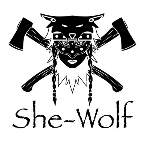 She Wolf Car Sticker Woman Warrior Decal Art From