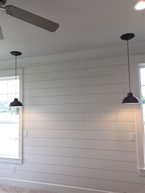 Shiplap And Hanging Pendant Lights W Switch Hanging Pendant Lights