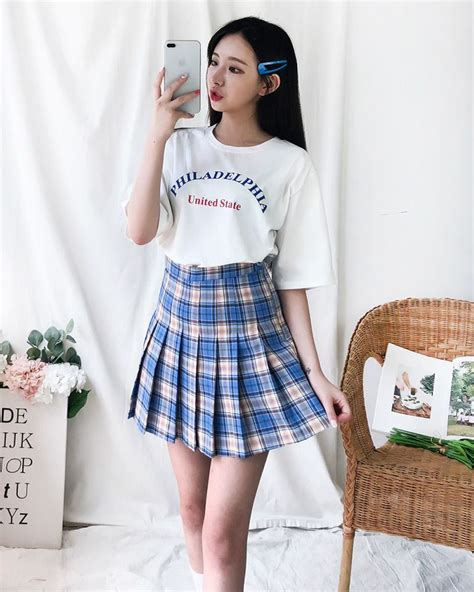 Sweetie Tennis Skirt Korean Fashion Fashion Tennis Skirt Outfit