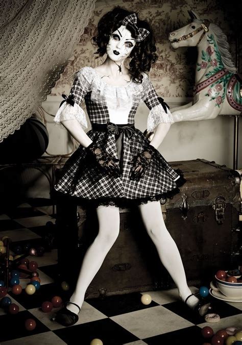 Pin By Cyndy Richard On Broken Dolls Doll Halloween Costume Creepy