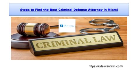 PPT Steps To Find The Best Criminal Defense Attorney In Miami