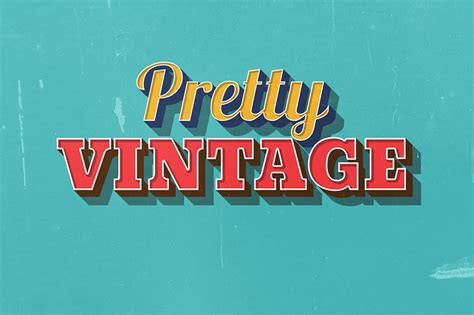 18 Of The Best Retro Text Effects For Illustrator And Photoshop