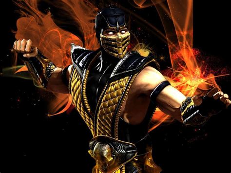 Mortal Kombat Scorpion Wallpapers Wallpaper Cave