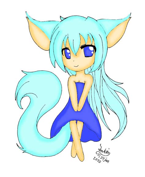 Remake Of Practice Me As A Chibi Fox Girl D By